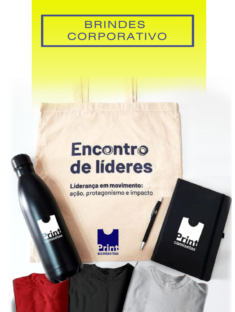 brindes corporativo camisetas squeeze canetas agenda personalizada
